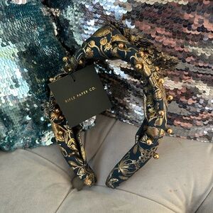 Rifle Paper Co. Colette Embellished Knotted Headband